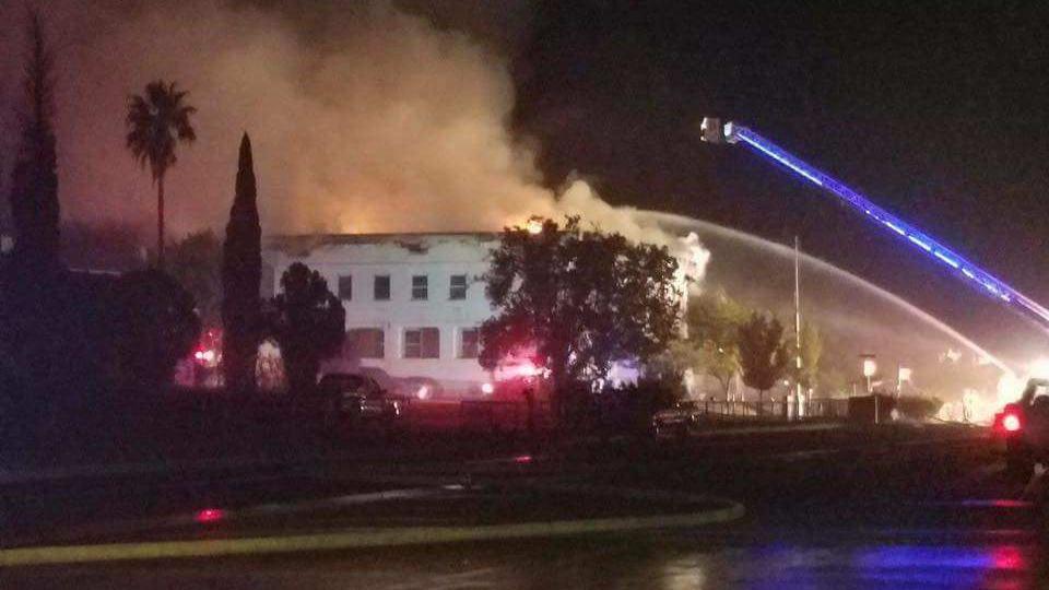 8 fire departments help battle blaze at Bisbee City Hall